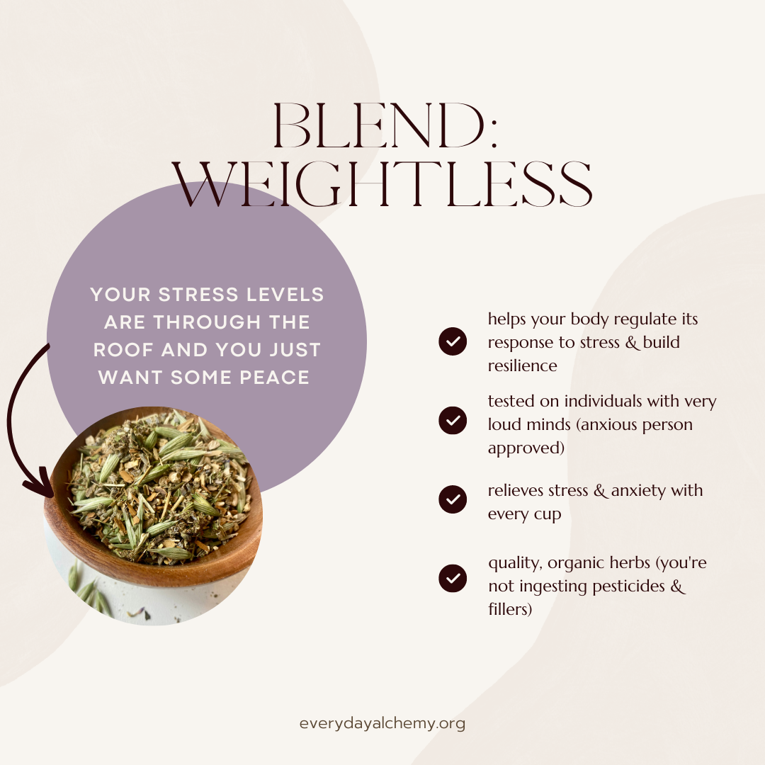 Weightless: Herbal Tea for Stress Support